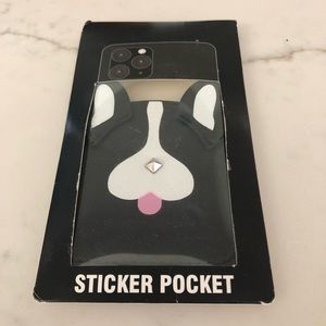 French Bulldog Phone Pocket Sticker
